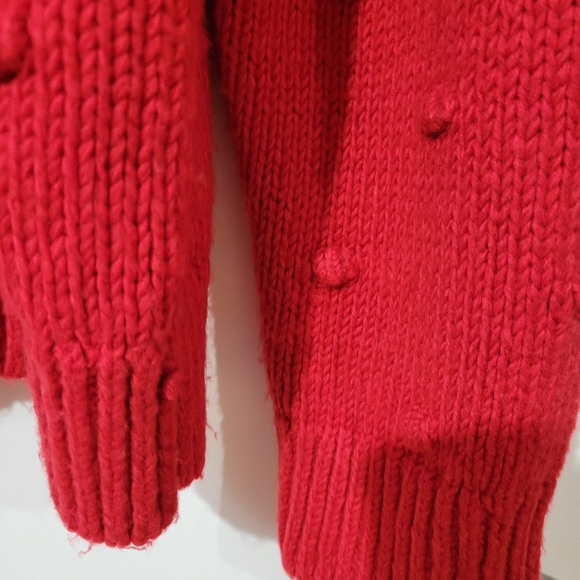 Lucky brand Red Bobble stitch crew neck sweater size XL - Picture 11 of 14